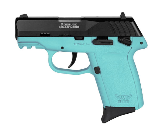 SCCY INDUSTRIES CPX-1 GEN 3 9MM CPX-1 G3 9MM BLK/BLU SFTY 10+1 SCCY BLUE POLYMER FRAME