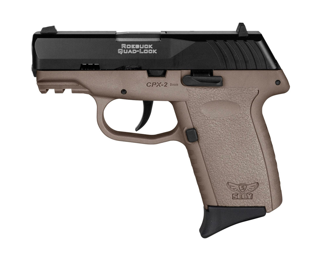 SCCY INDUSTRIES CPX-2 G3 9MM BLK/FDE 10+1 FDE POLYMER FRAME | NO SAFETY 9mm